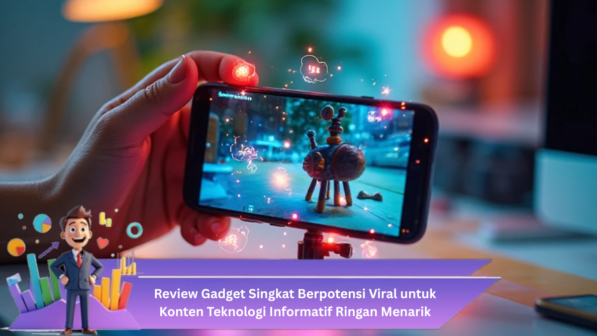 Review Gadget Singkat Berpotensi Viral untuk Konten Teknologi Informatif Ringan Menarik