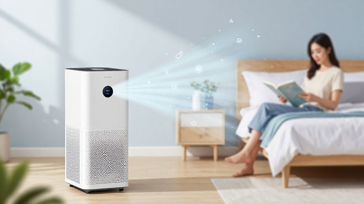 Air-Purifier-Levoit-Core-300-Membuat-Udara-Kamar-Menjadi-Segar